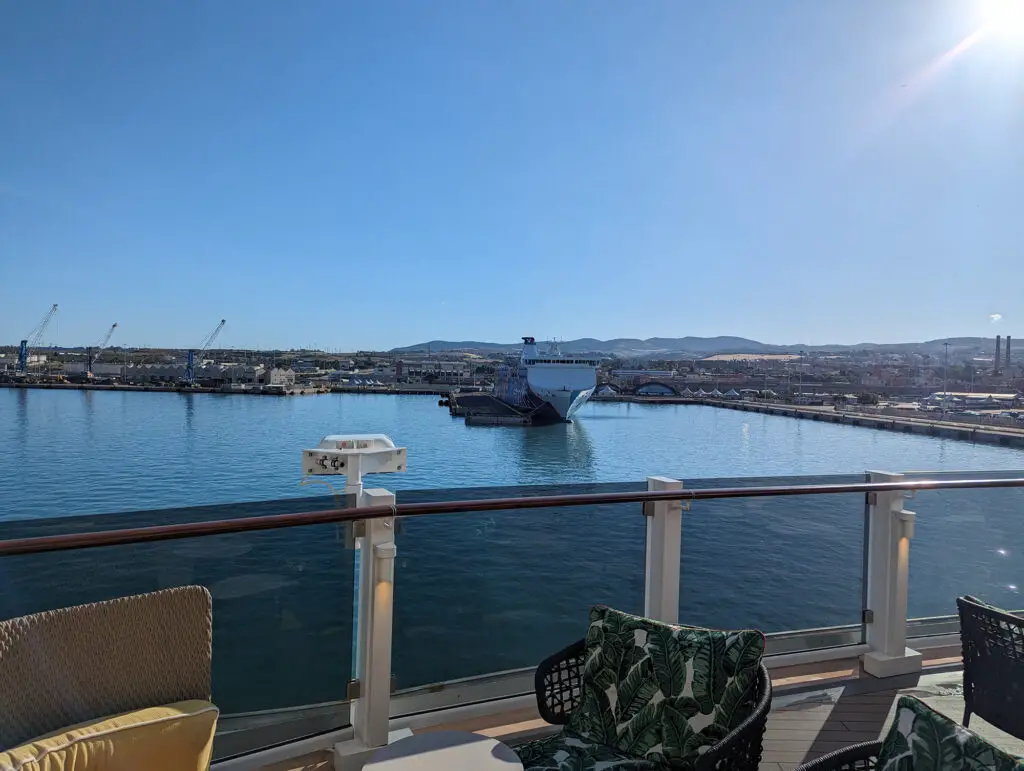 Civitavecchia port view