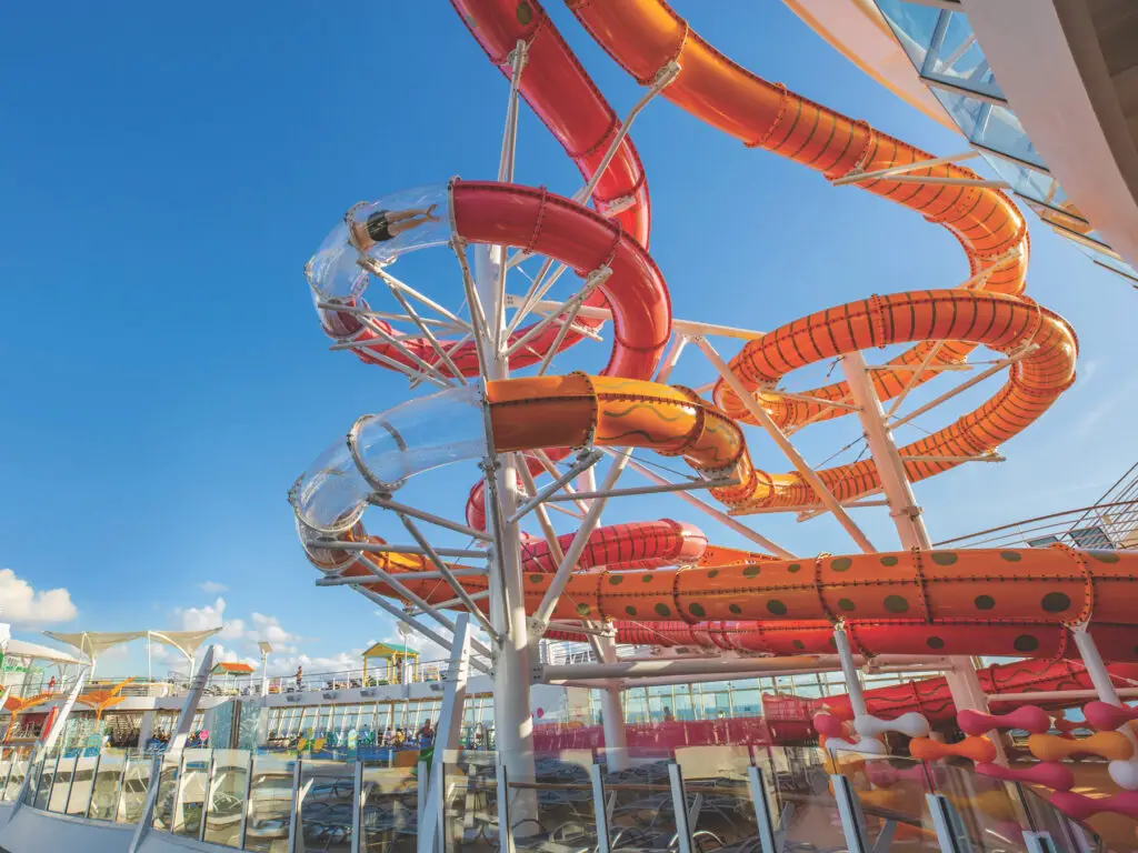 royal caribbean perfect storm waterslides