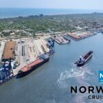 port of galveston with norwegian logo