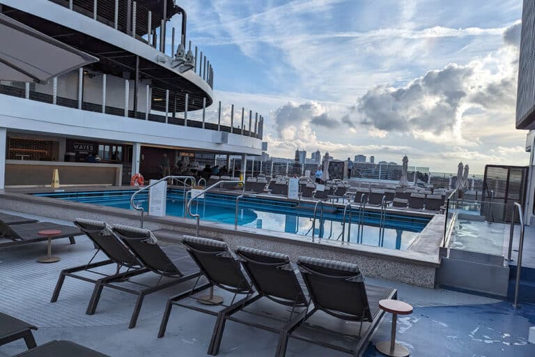 The main pool on the Norwegian Viva