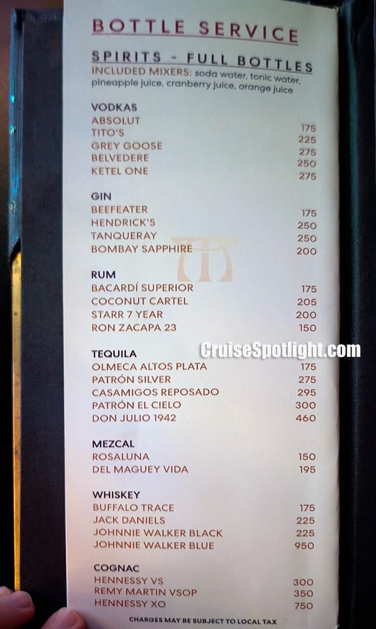 The Manor Menu page 2