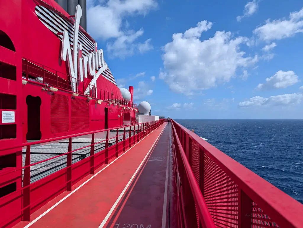 the runway jogging track on valiant lady