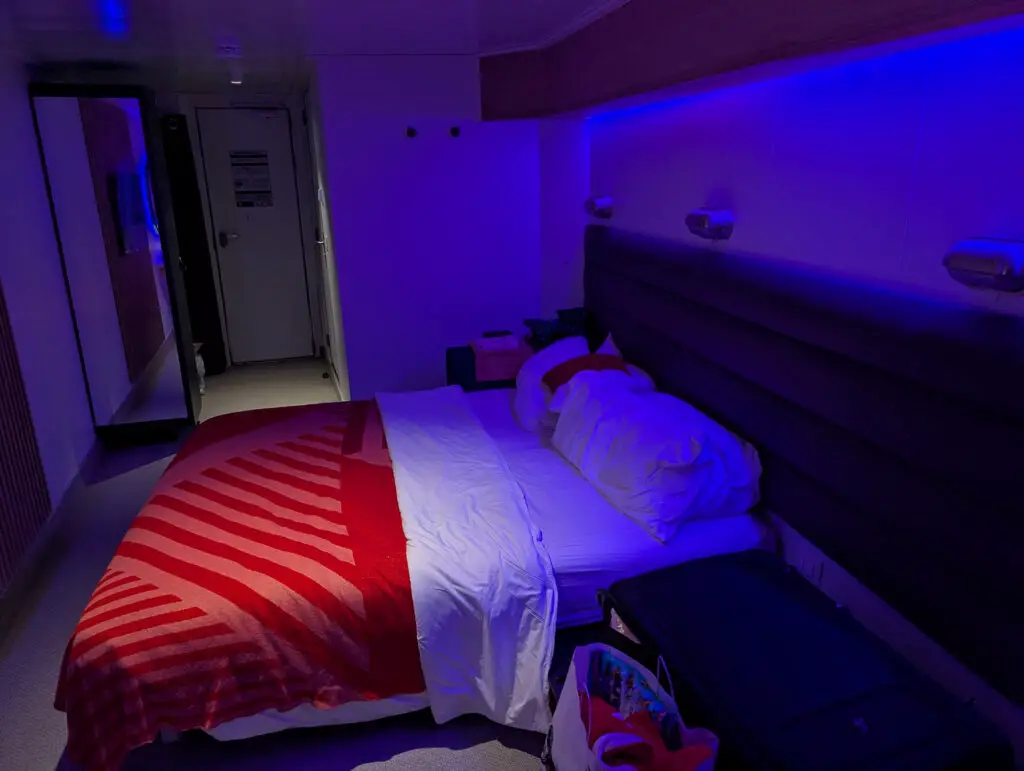 virgin voyages sea terrace cabin lighting