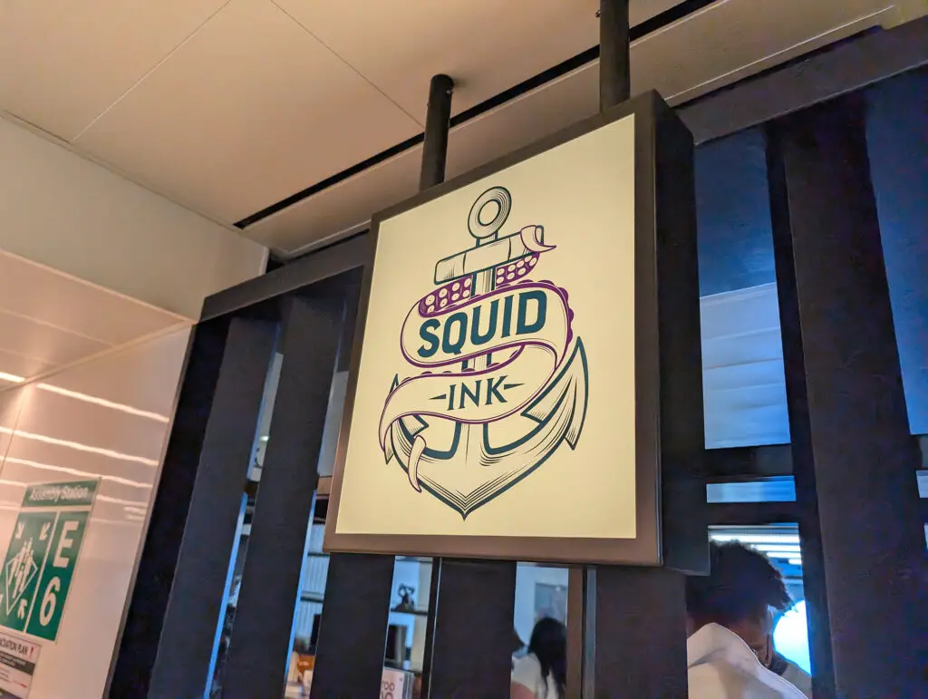 squid ink sign