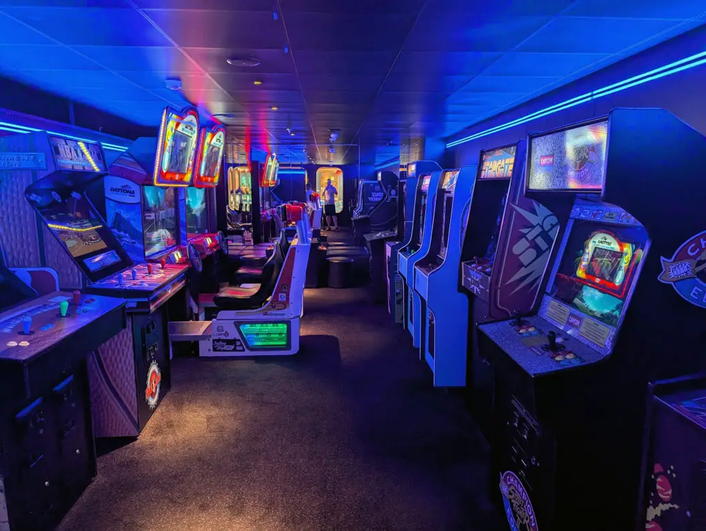 video arcade on valiant lady