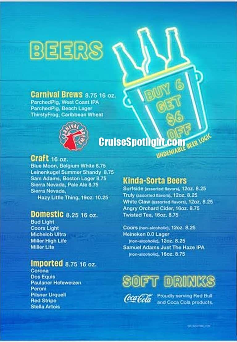 Center Stage Menu page 4