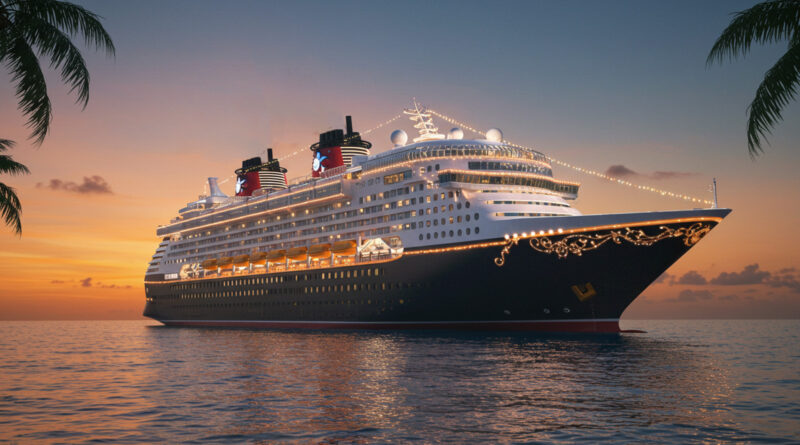 disney cruise ship render