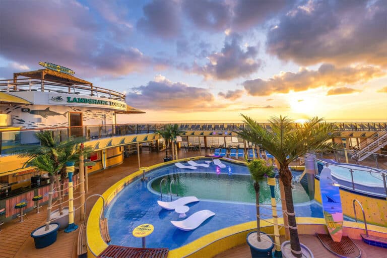 The LandShark pool on the Margaritaville at Sea Islander.