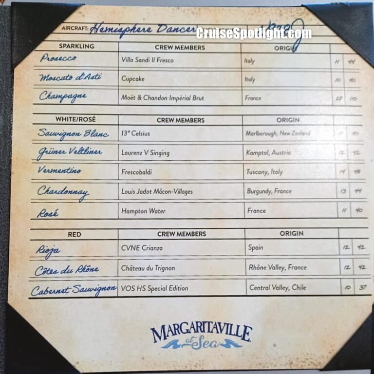 Hemisphere Dancer Craft Spirits Menu page 2