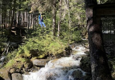 randy over skagway grizzly falls zipline