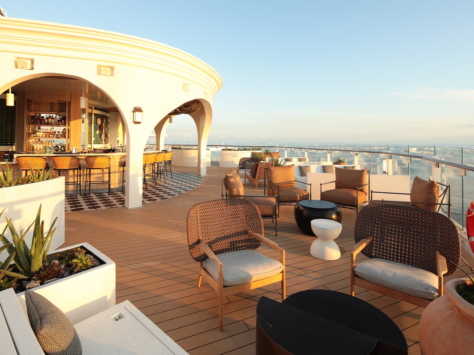 Celebrity's Sunset bar