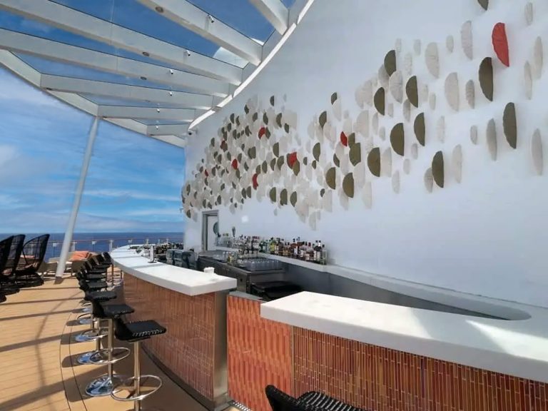 Sunset bar on the Celebrity Edge