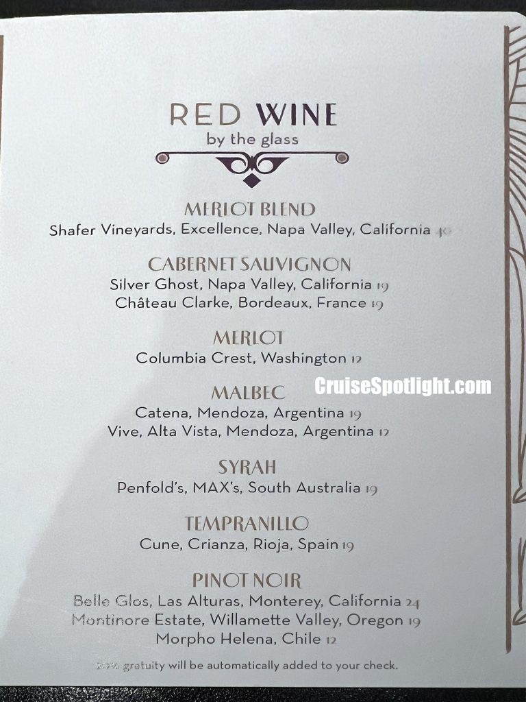 celebrity ensemble lounge bar menu page 4