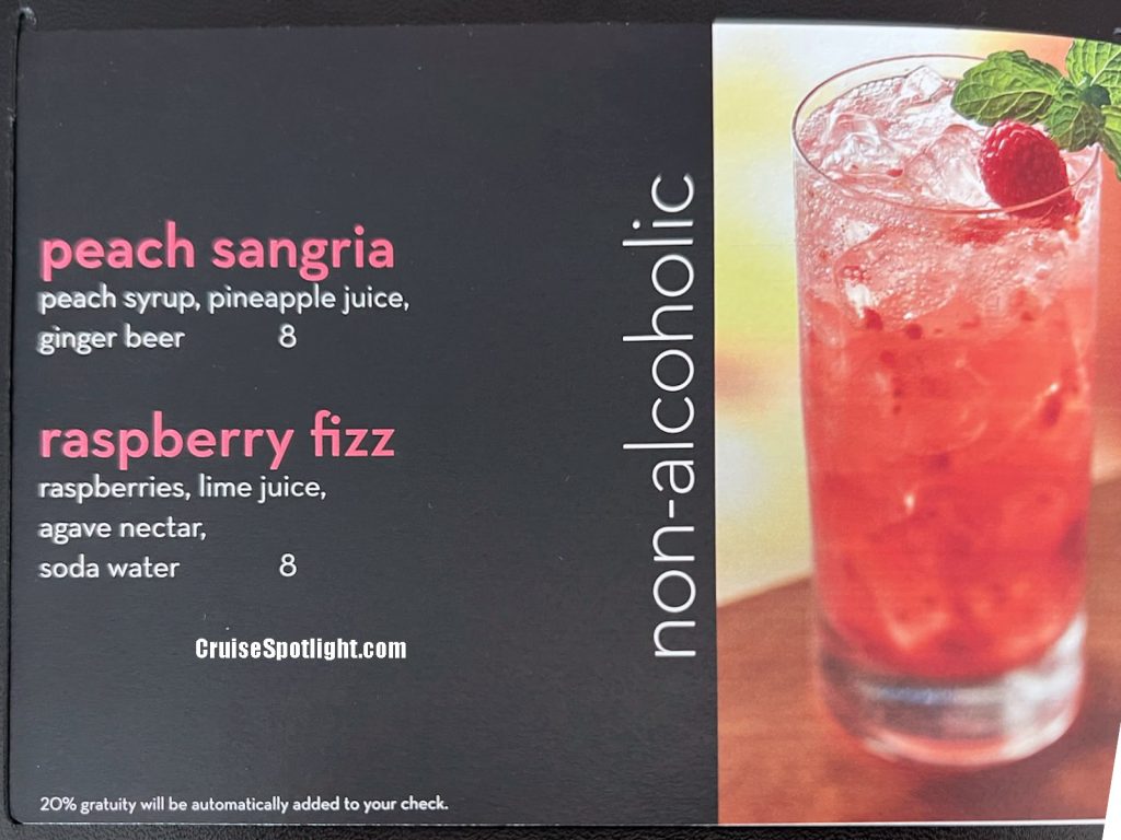 celebrity passport bar menu page 5