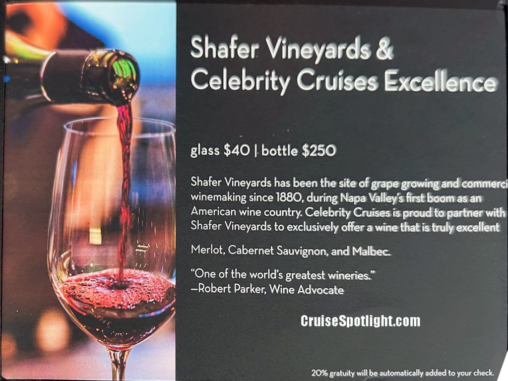 celebrity passport bar menu page 6