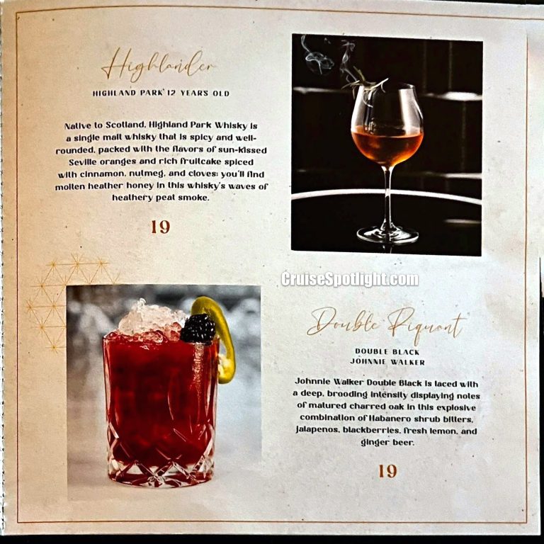 World Class Bar Menu page 6