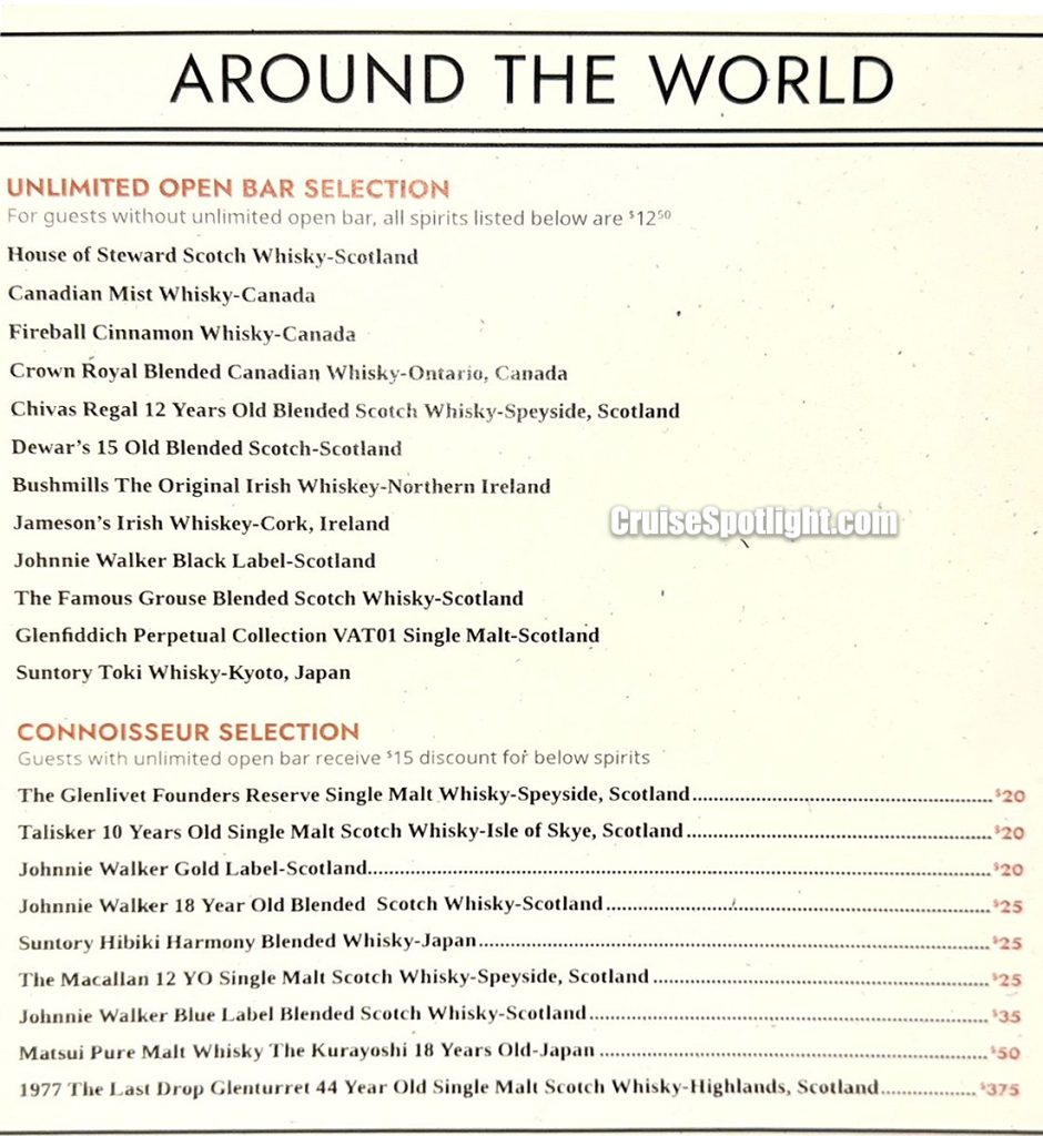 norwegian proof whiskey bar menu april 20205 page 2