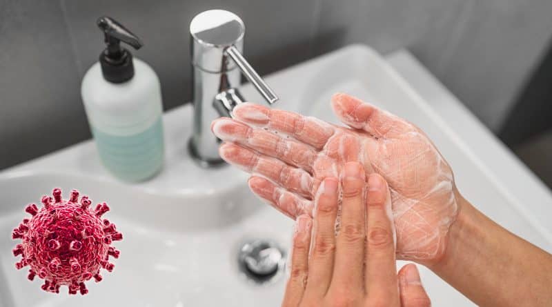 handwashing with norovirus