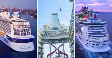 royal caribbean harmony, liberty, and ovation of the seas