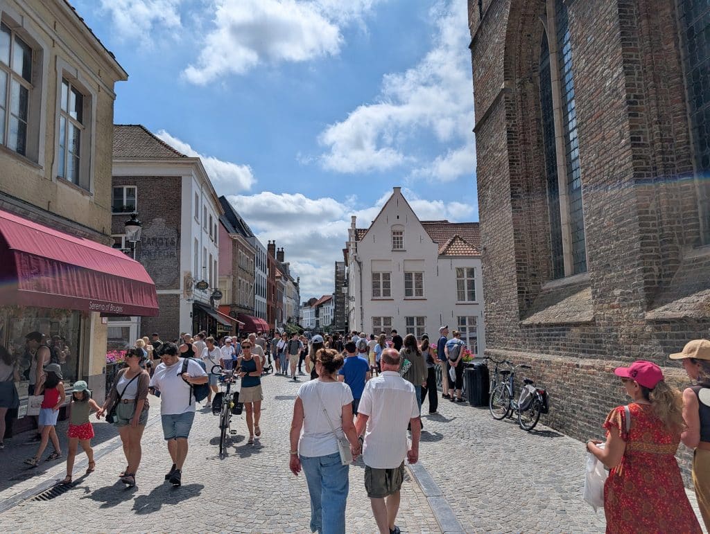bruges streets afternoon