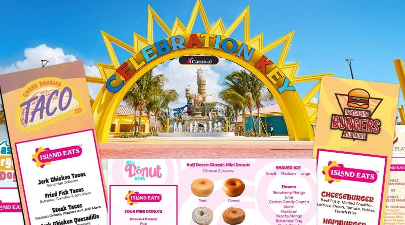 carnival celebration key menus