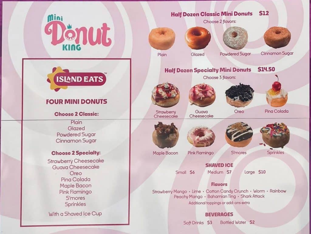 celebration key mini donut king