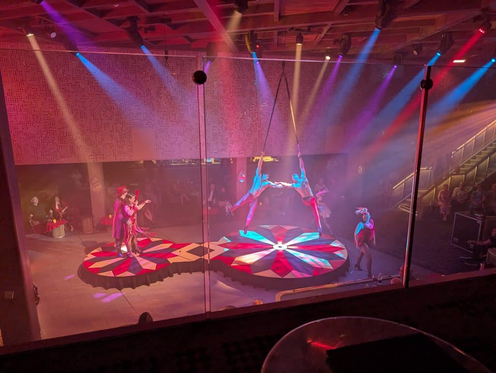 acrobats at the club