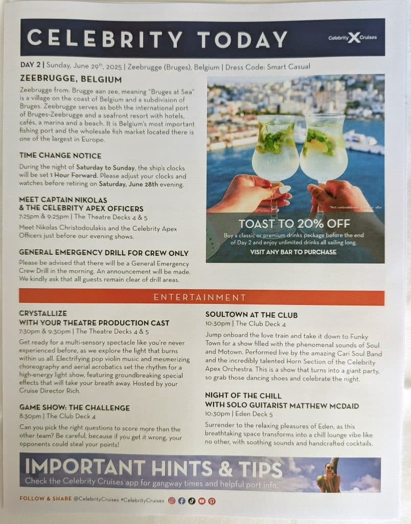 celebrity apex norwegian fjord cruise day 1 celebrity today page 1