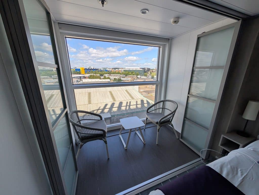 infinity veranda in cruise cabin