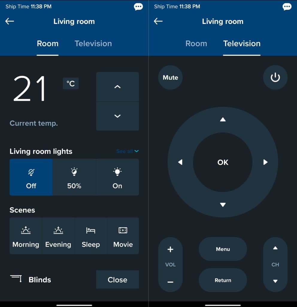 celebrity apex app controls