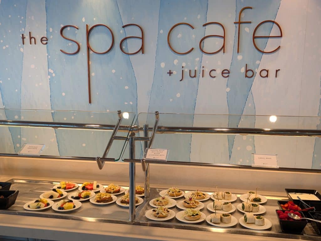 spa cafe breakfast options