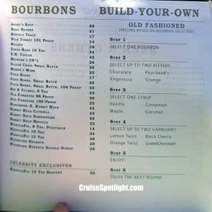 Celebrity Silhouette Bars (With Menus and Prices) - Cruise Spotlight
