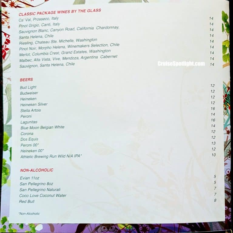 Eden Bar Menu page 12