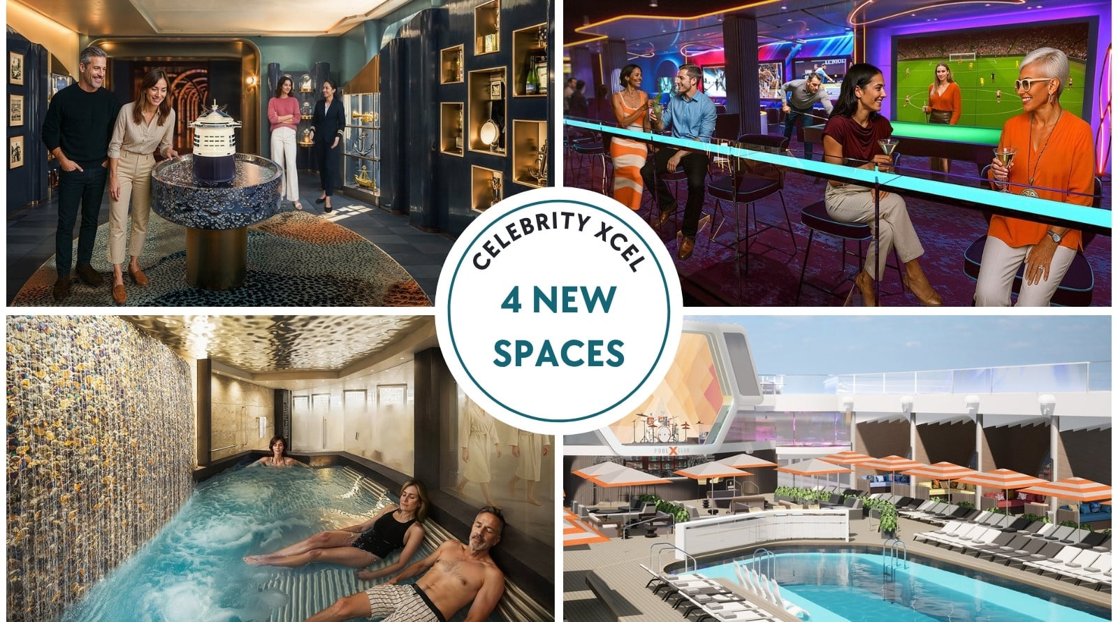 celebrity xcel 4 new spaces
