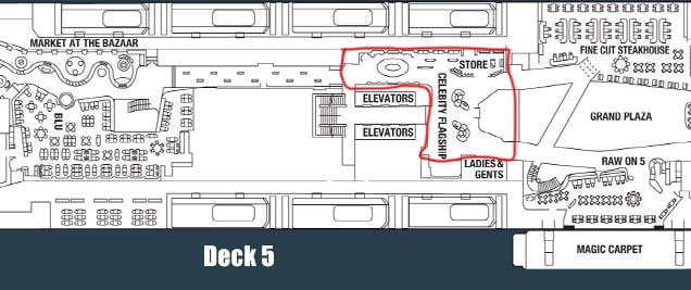 celebrity xcel flagship store location