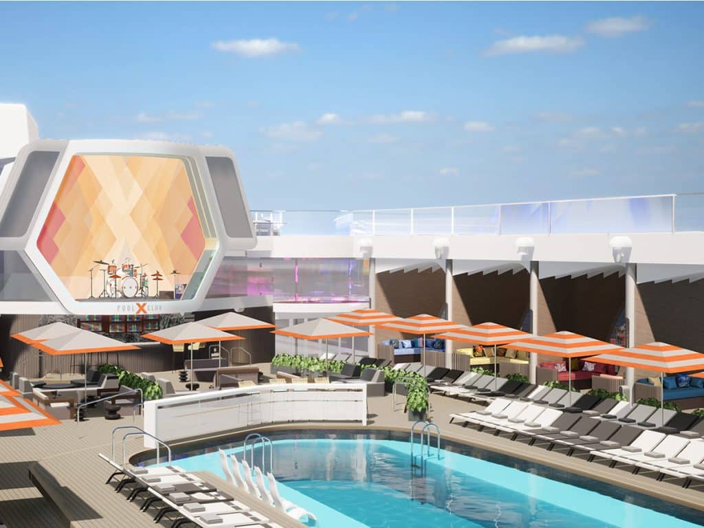 The Pool Club on Celebrity Xcel