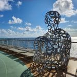 word man sculpture on celebrity apex