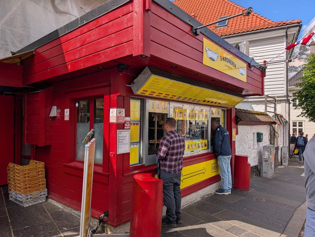 Trekronere hot dog stand