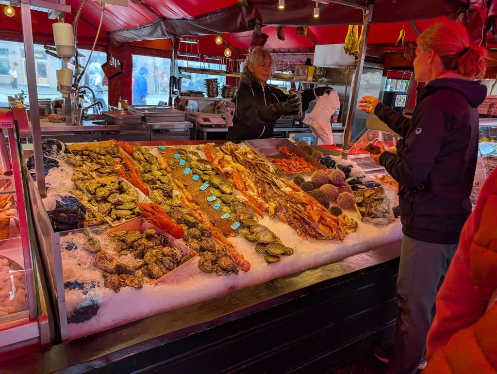 bergen fish market selection