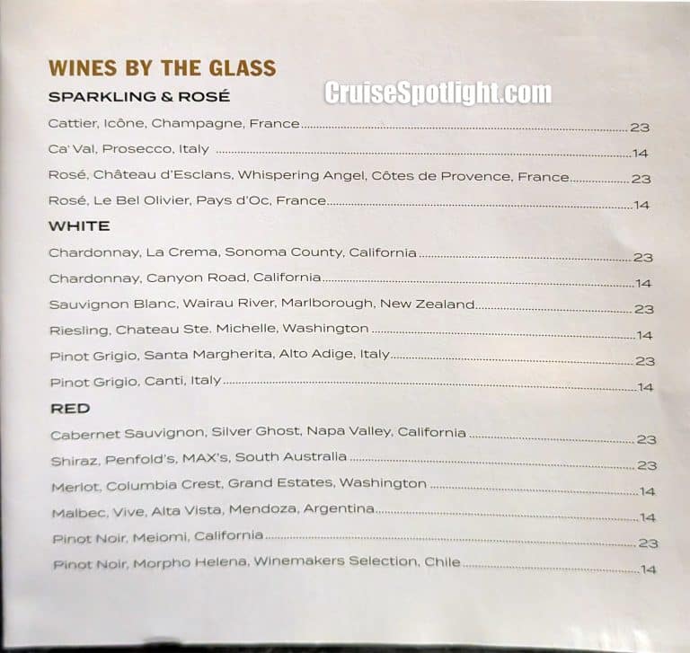 The Club Menu page 2