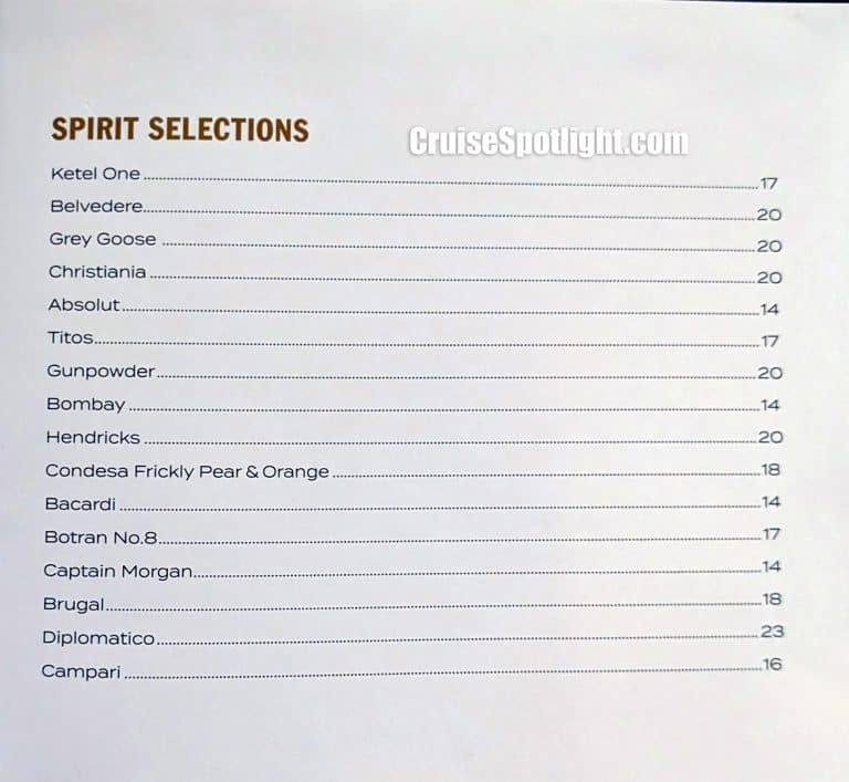 The Club Menu page 4