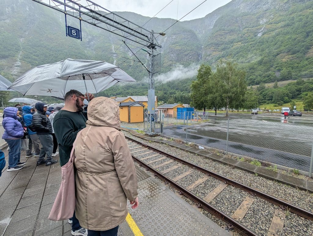 waiting for the flam railway