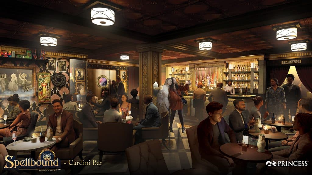 cardini bar in spellbound on star princess
