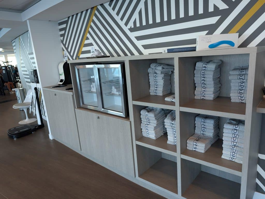 towel stands on celebrity apex