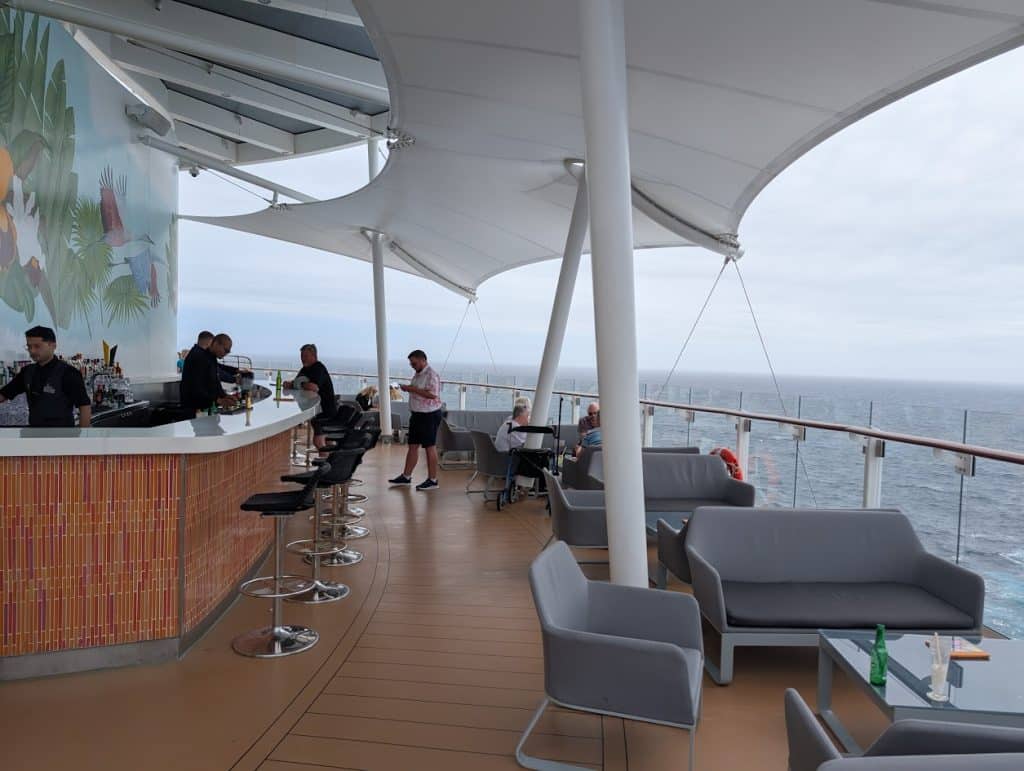 celebrity apex sunset bar