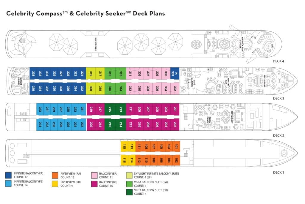 celebrity compass deck plans