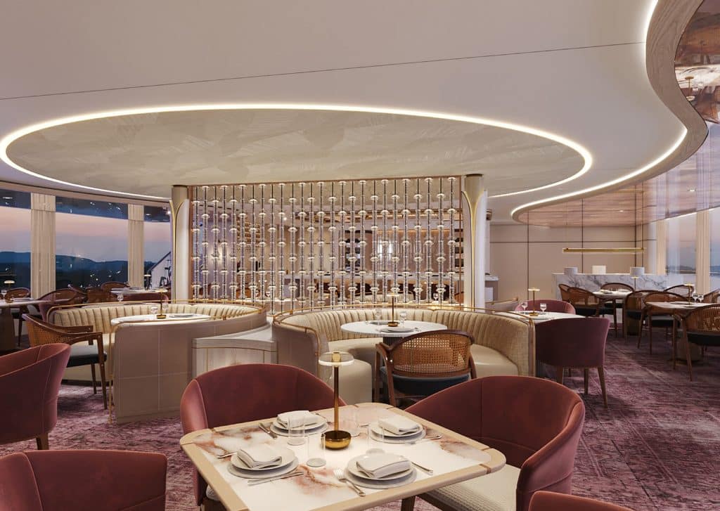 dining room on Celebrity Compass and Celebrity Seeker