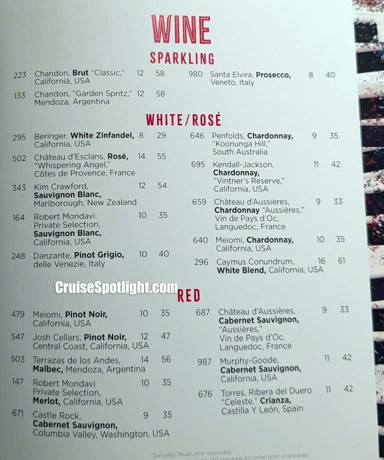 Dueling Pianos Menu page 4