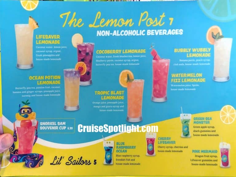 The Lemon Post Menu page 2