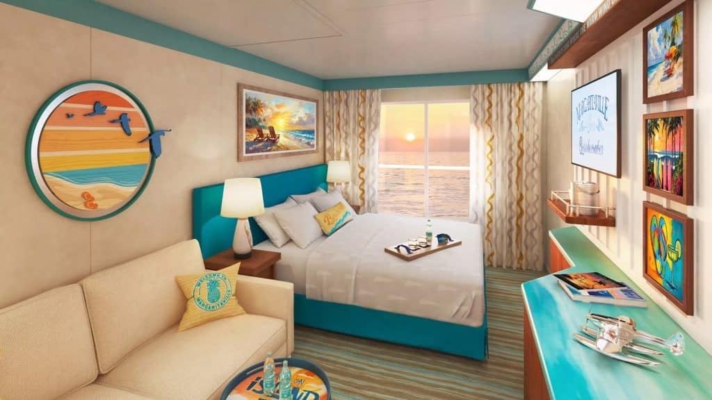 balcony cabin on margaritaville beachcomber
